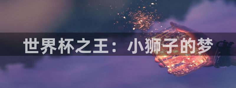 世界杯预选赛亚洲:世界杯之王:小狮子的梦